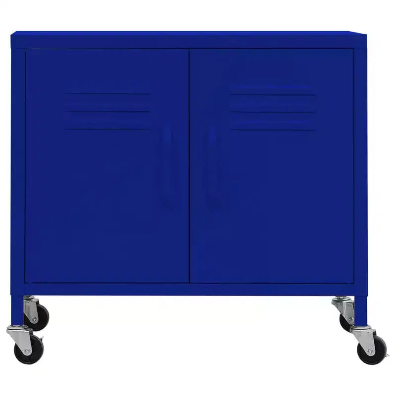 Meuble de rangement robuste CLIHOME, classeur autoportant avec roulettes pour le bureau à domicile, style industriel
