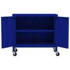 Meuble de rangement robuste CLIHOME, classeur autoportant avec roulettes pour le bureau à domicile, style industriel