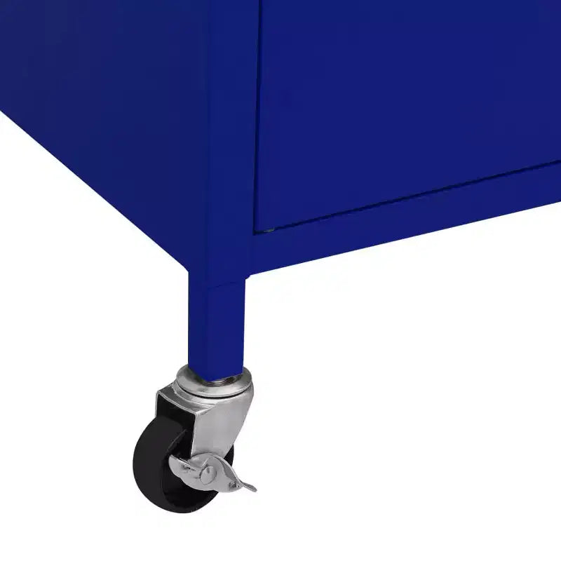 Meuble de rangement robuste CLIHOME, classeur autoportant avec roulettes pour le bureau à domicile, style industriel