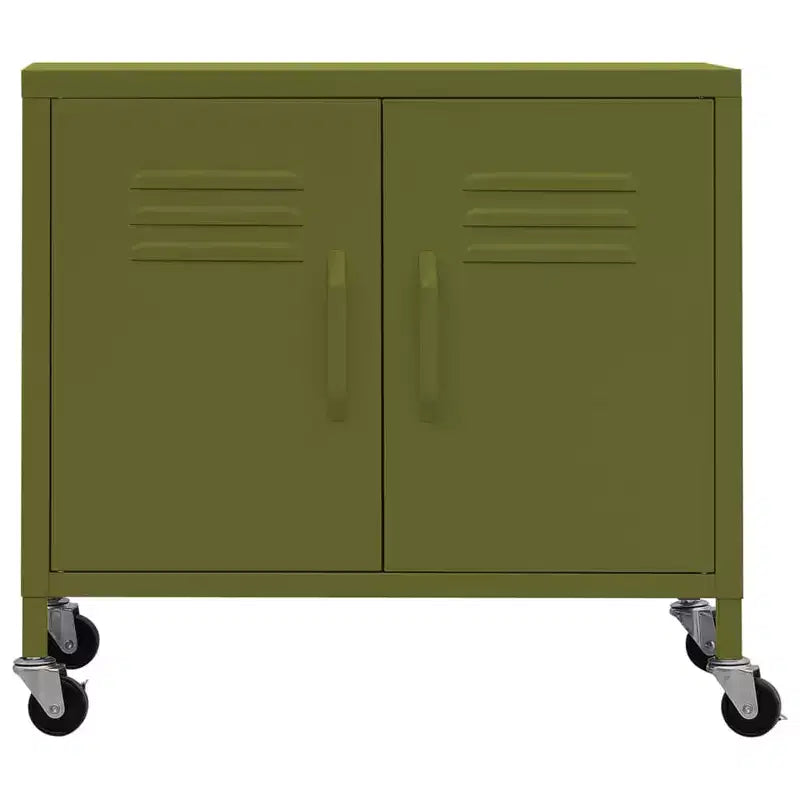 Meuble de rangement robuste CLIHOME, classeur autoportant avec roulettes pour le bureau à domicile, style industriel
