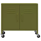 Meuble de rangement robuste CLIHOME, classeur autoportant avec roulettes pour le bureau à domicile, style industriel