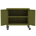 Meuble de rangement robuste CLIHOME, classeur autoportant avec roulettes pour le bureau à domicile, style industriel