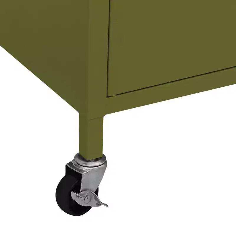 Meuble de rangement robuste CLIHOME, classeur autoportant avec roulettes pour le bureau à domicile, style industriel