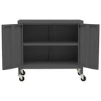 Meuble de rangement robuste CLIHOME, classeur autoportant avec roulettes pour le bureau à domicile, style industriel