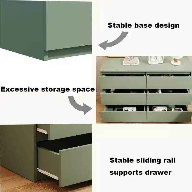 6-Drawer DresserNursery & Kids Storage, Nursery Essentials, Kids Room Storage, Durable Bedroom Dresser