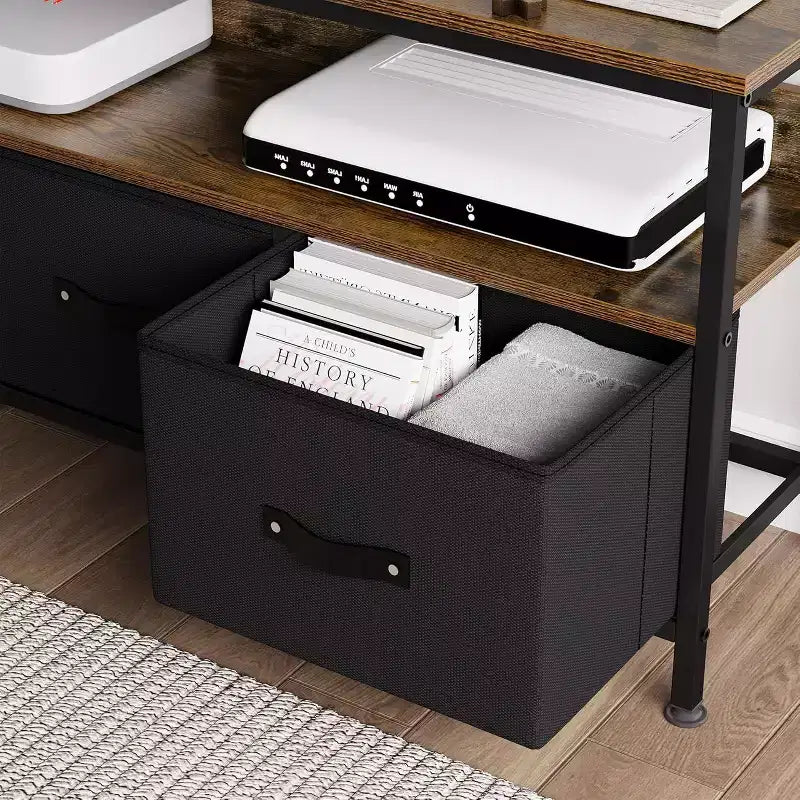 Meuble TV commode 127 cm Meuble de divertissement avec rangement Meuble TV pour chambre à coucher Petit meuble TV commode avec tiroirs et étagères, console TV et multimédia