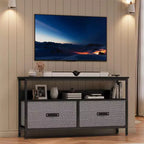 Dresser TV Stand 50 Inch Entertainment Center with Storage TV Stand for Bedroom Small TV Stand Dresser with Drawers and Shelves, TV & Media Console