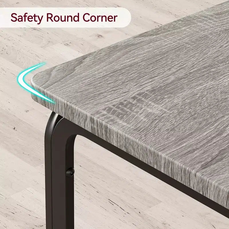 COZONY Ensemble table de salle à manger 3 pièces pour 2 avec chaises rembourrées, ensemble table et chaises de cuisine carrées pour petits espaces et coin petit-déjeuner