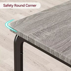 COZONY Ensemble table de salle à manger 3 pièces pour 2 avec chaises rembourrées, ensemble table et chaises de cuisine carrées pour petits espaces et coin petit-déjeuner