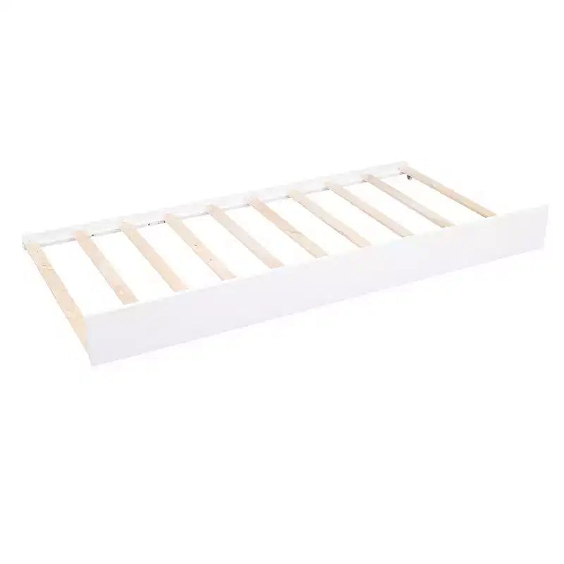 Lit de repos double XL avec 2 lits gigognes et étagères de rangement, cadre de canapé en bois avec port de chargement USB et 1 lampe offerte,