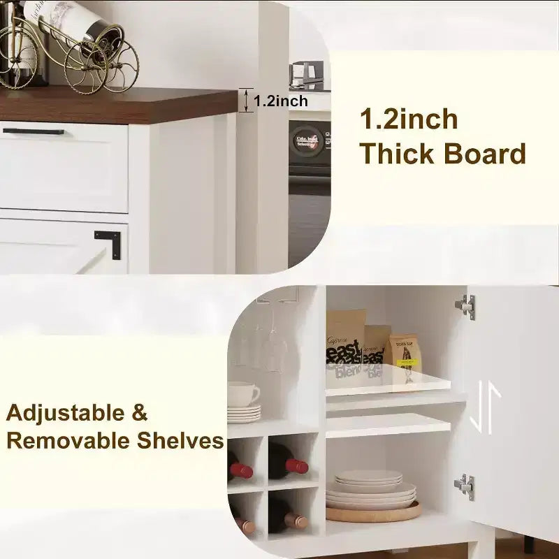 Modern Buffet Sideboard with Storage