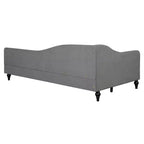 GDFStudio Gene L-Shaped Linen Daybed with Solid Wood Legs