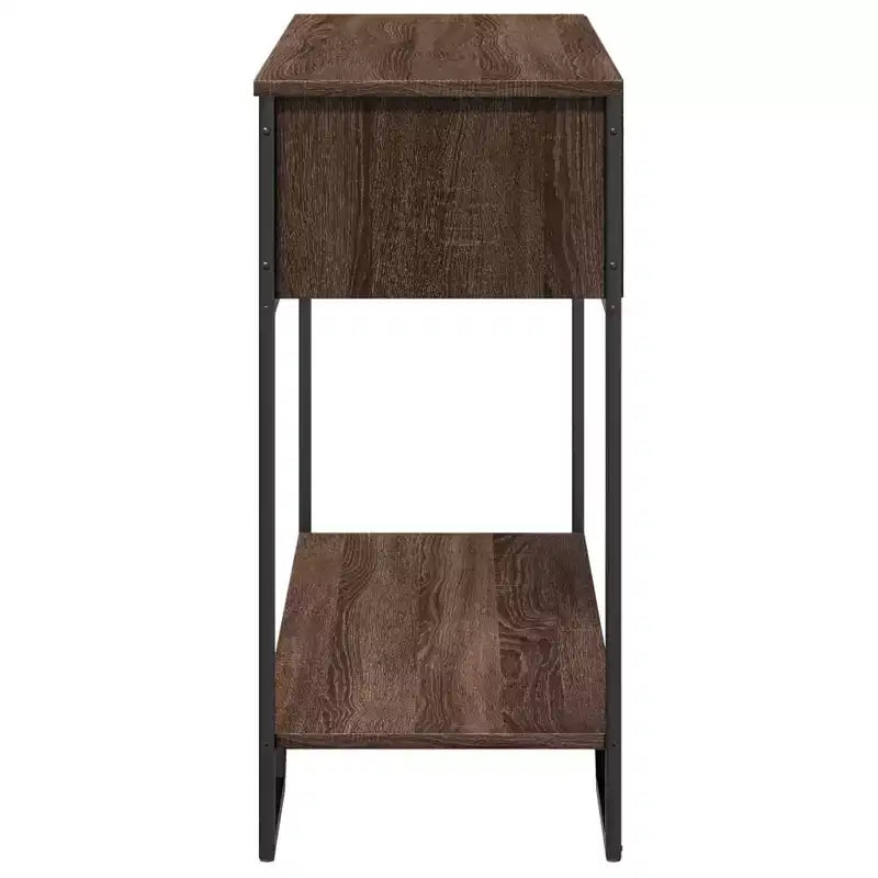 Clihome Modern Warm Spacious Sonoma Console Table for Entryway, Sturdy Capacity Hallway Table