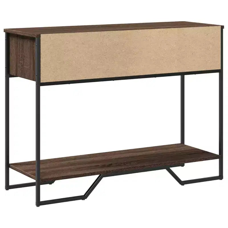Clihome Modern Warm Spacious Sonoma Console Table for Entryway, Sturdy Capacity Hallway Table