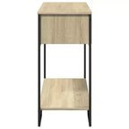 Clihome Modern Warm Spacious Sonoma Console Table for Entryway, Sturdy Capacity Hallway Table