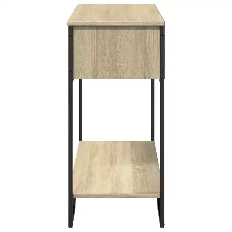 Clihome Modern Warm Spacious Sonoma Console Table for Entryway, Sturdy Capacity Hallway Table
