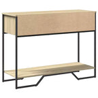 Clihome Modern Warm Spacious Sonoma Console Table for Entryway, Sturdy Capacity Hallway Table