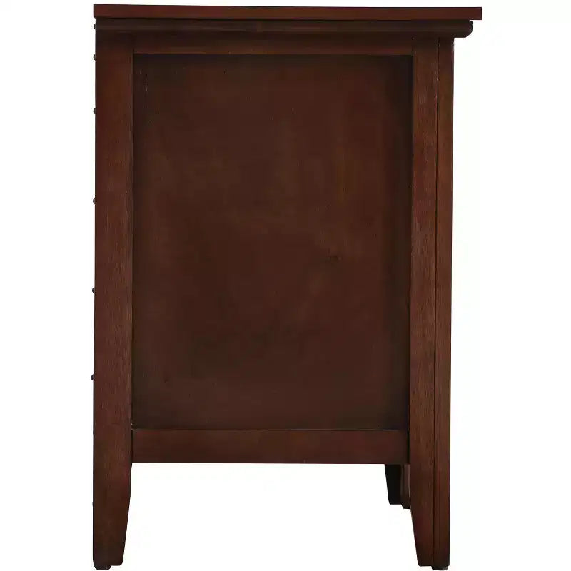 Table de chevet à 3 tiroirs Hammond G5425-N, Cappuccino