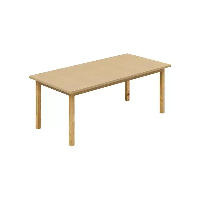 Famapy Wood Multipurpose Table - Spacious Dining Table Wood Table Desk,Spacious Workspace & Sturdy for Home Office & Living Room