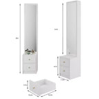 Length 11.8 x Width 15.7 x Height 63 Simple Stylish Dressing Mirror Cabinet, Full Body Mirror Cabinet, Extra Large Mirror