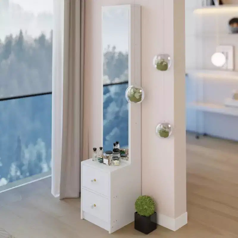 Length 11.8 x Width 15.7 x Height 63 Simple Stylish Dressing Mirror Cabinet, Full Body Mirror Cabinet, Extra Large Mirror