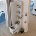 Length 11.8 x Width 15.7 x Height 63 Simple Stylish Dressing Mirror Cabinet, Full Body Mirror Cabinet, Extra Large Mirror