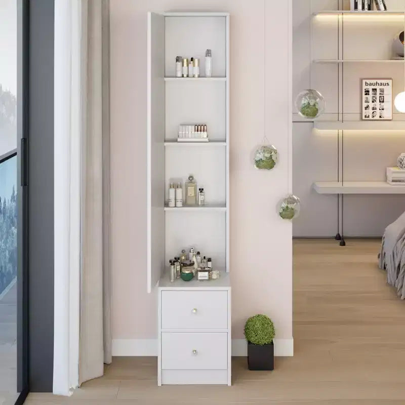 Length 11.8 x Width 15.7 x Height 63 Simple Stylish Dressing Mirror Cabinet, Full Body Mirror Cabinet, Extra Large Mirror