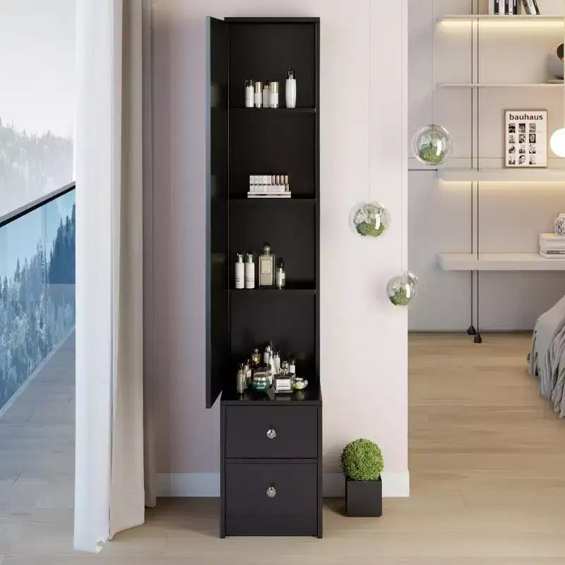 Length 11.8 x Width 15.7 x Height 63 Simple Stylish Dressing Mirror Cabinet, Full Body Mirror Cabinet, Extra Large Mirror