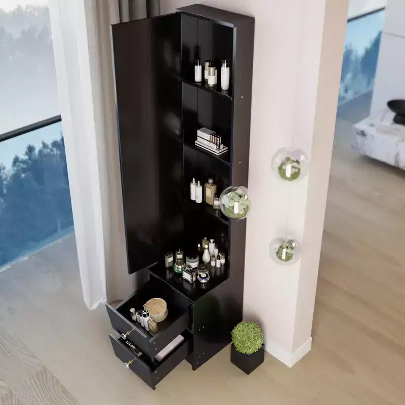Length 11.8 x Width 15.7 x Height 63 Simple Stylish Dressing Mirror Cabinet, Full Body Mirror Cabinet, Extra Large Mirror