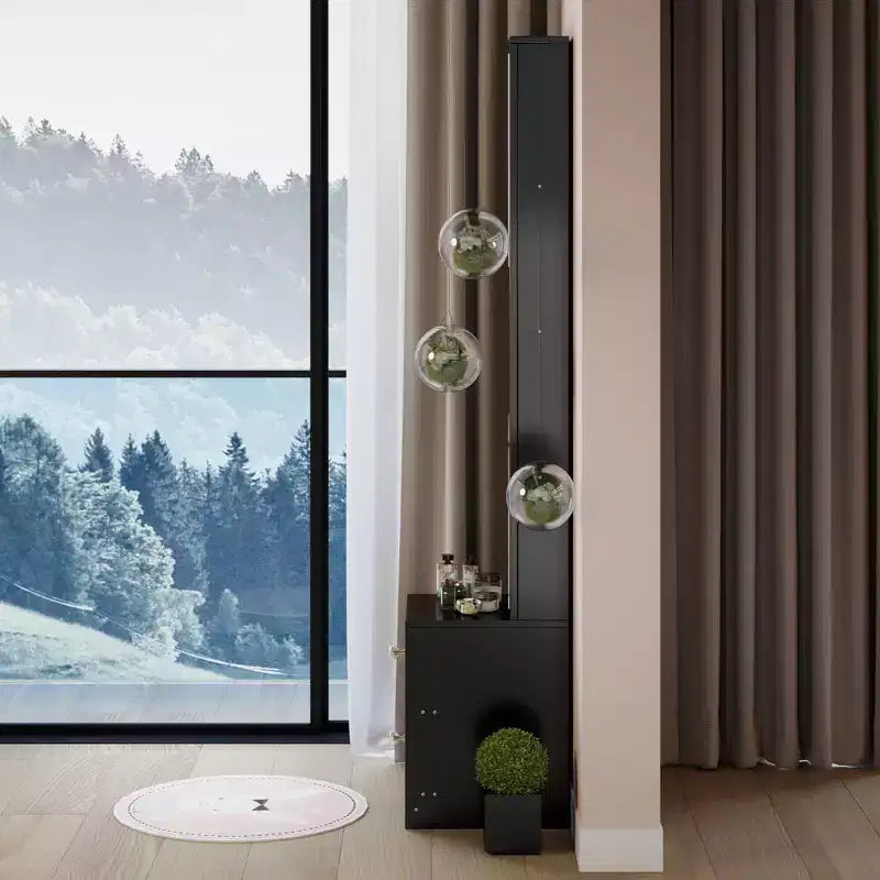 Length 11.8 x Width 15.7 x Height 63 Simple Stylish Dressing Mirror Cabinet, Full Body Mirror Cabinet, Extra Large Mirror