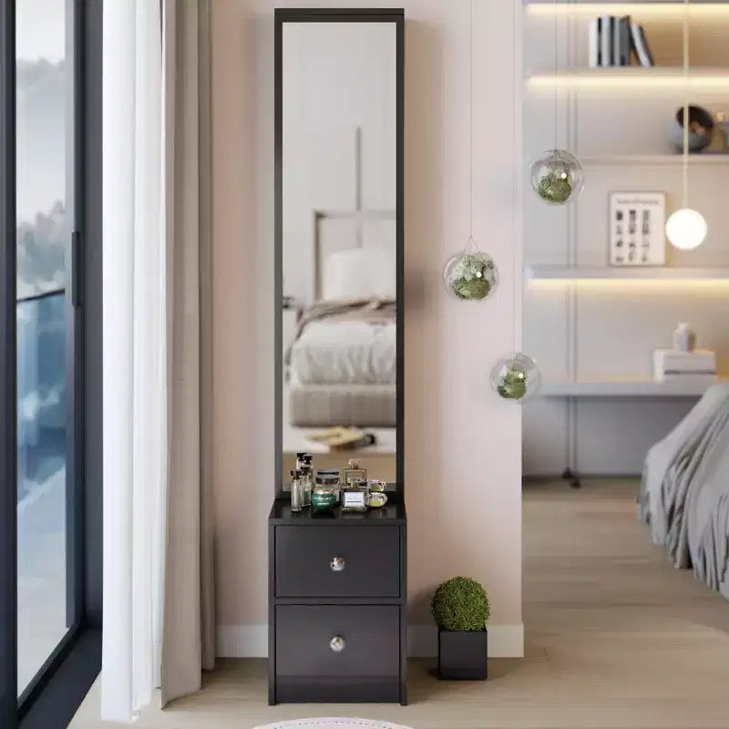 Length 11.8 x Width 15.7 x Height 63 Simple Stylish Dressing Mirror Cabinet, Full Body Mirror Cabinet, Extra Large Mirror