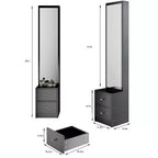 Length 11.8 x Width 15.7 x Height 63 Simple Stylish Dressing Mirror Cabinet, Full Body Mirror Cabinet, Extra Large Mirror