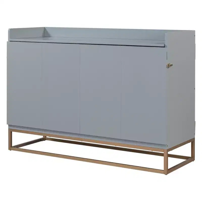 Queen Murphy Bed Wall Bed with Gold Leg, Queen Size Cabinet Bed Folding Wall Bed for Guest Room Office