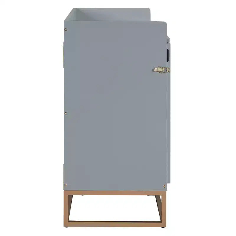 Queen Murphy Bed Wall Bed with Gold Leg, Queen Size Cabinet Bed Folding Wall Bed for Guest Room Office