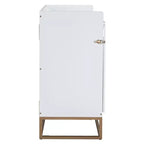 Queen Murphy Bed Wall Bed with Gold Leg, Queen Size Cabinet Bed Folding Wall Bed for Guest Room Office