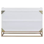 Queen Murphy Bed Wall Bed with Gold Leg, Queen Size Cabinet Bed Folding Wall Bed for Guest Room Office