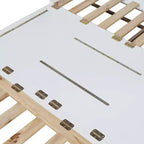 Queen Murphy Bed Wall Bed with Gold Leg, Queen Size Cabinet Bed Folding Wall Bed for Guest Room Office