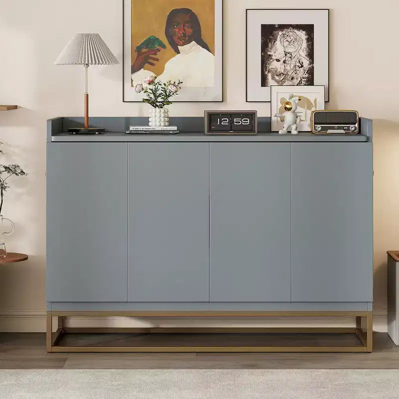 Queen Murphy Bed Wall Bed with Gold Leg, Queen Size Cabinet Bed Folding Wall Bed for Guest Room Office