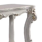 58 Inch Sofa Console Table with Scrolled Legs and Open Bottom Shelf