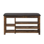 Lift-Top Shoe Bench with Adjustable Shelves and Hidden Storage