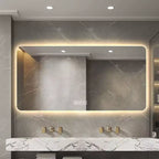 48 x 24 Inch LED Backlit Bathroom Mirror with Dimmable Light and Anti-Fog Function