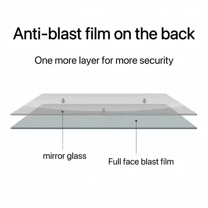 48 x 24 Inch LED Backlit Bathroom Mirror with Dimmable Light and Anti-Fog Function