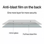 48 x 24 Inch LED Backlit Bathroom Mirror with Dimmable Light and Anti-Fog Function