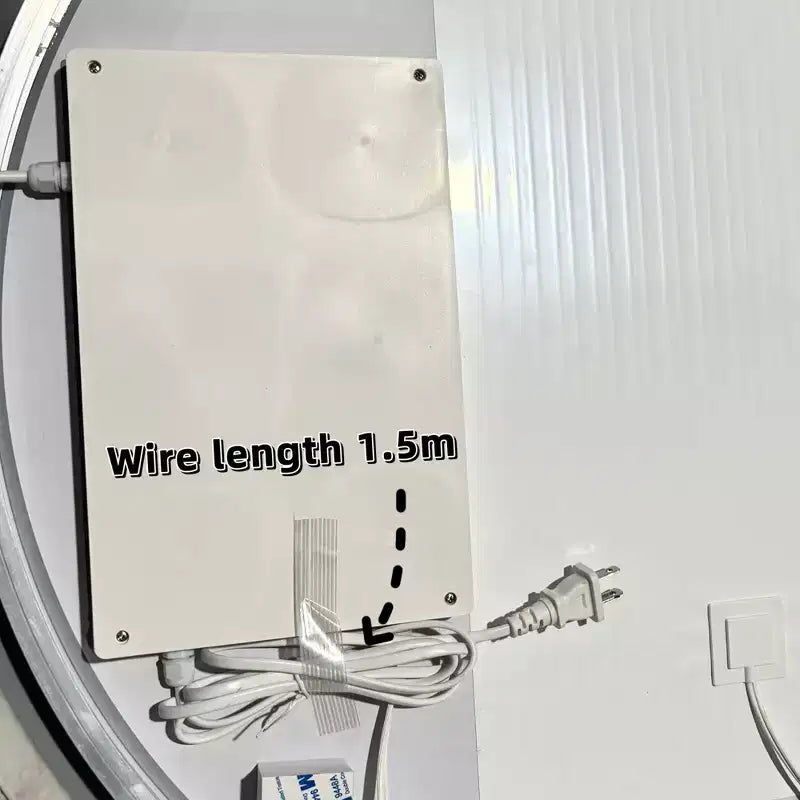 48 x 24 Inch LED Backlit Bathroom Mirror with Dimmable Light and Anti-Fog Function