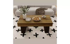 GDFStudio Fynn Farmhouse Wooden Rectangular Coffee Table