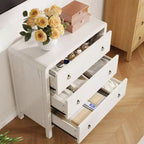 3-Drawer Dresser with Storage – Wood Chest of Drawers for Bedroom, Living Room, or Hallway