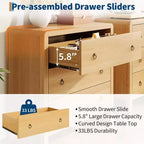 3-Drawer Dresser with Storage – Wood Chest of Drawers for Bedroom, Living Room, or Hallway
