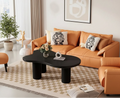 37W Cloud Shaped Coffee Table With 3 Legs, Coffee Table Unique, Irregular Abstract Coffee Table, Coffee Table For Living Room - Panipeachy