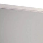 Dresser Vanity Mirror, 39 Inch, White Wood Frame