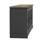 TV Stand with Cutout Doors and Adjustable Shelves 68.2"W x 17.2"D x 29.3"H